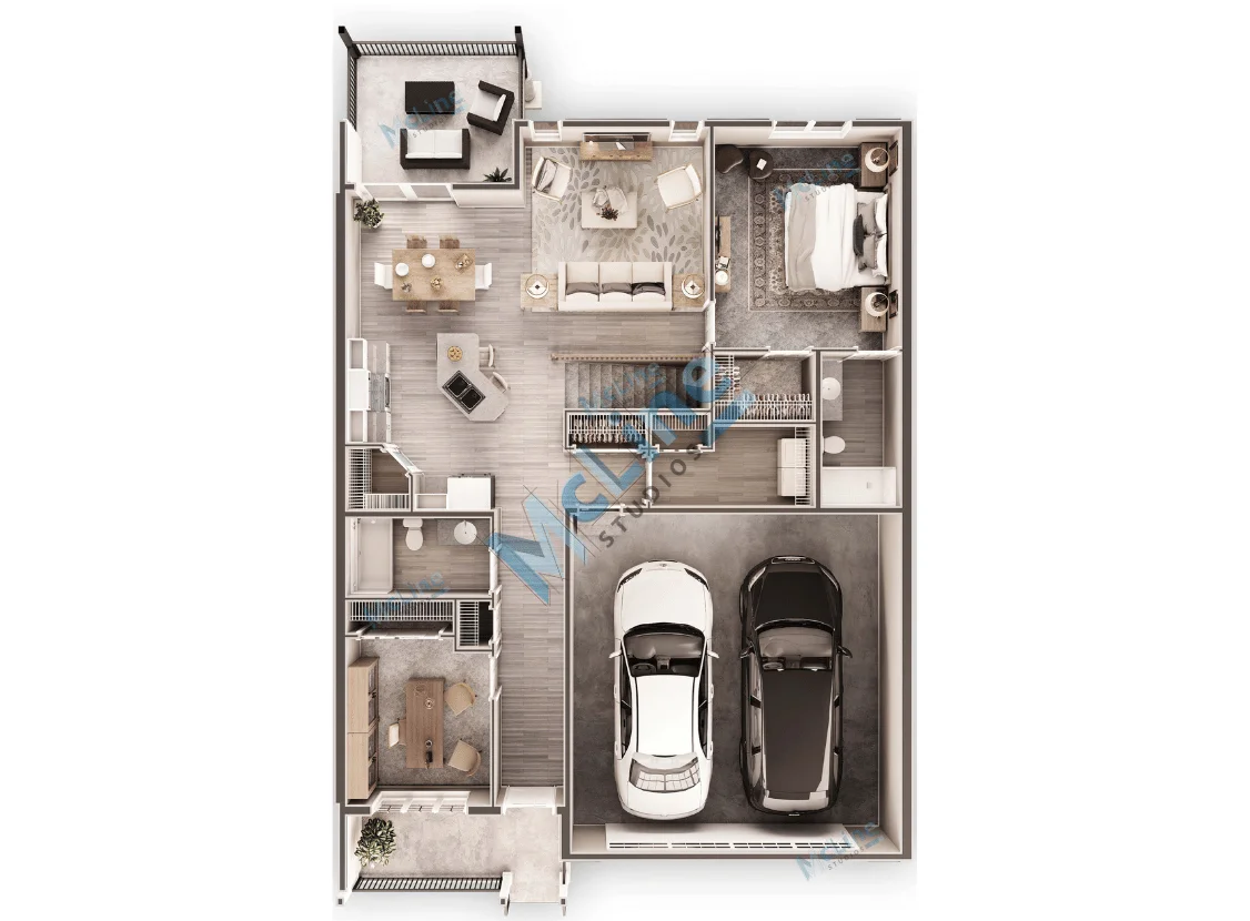 3D Floor Plan Sample