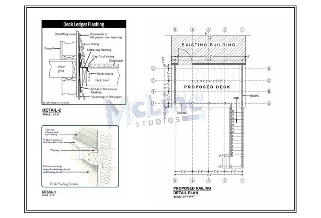 Deck Shop Drawing Sample