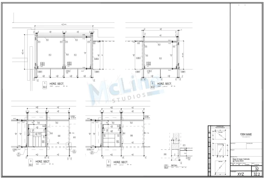 Kitchen Shop Drawings