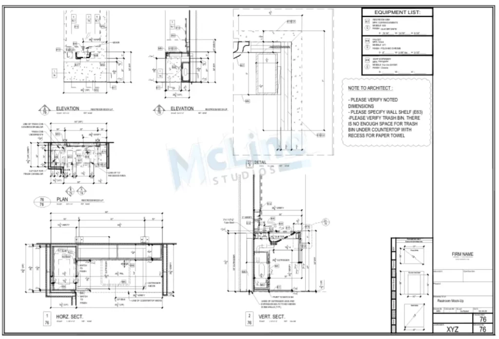 Countertop Shop Drawings